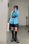 Walter Van BeirendonCK Star Shirt AW22-23 6006 Blue